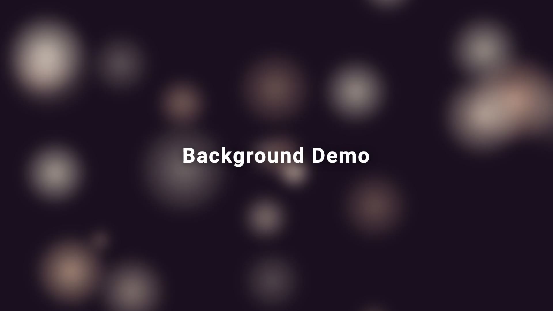 Bokeh Loop preview frame